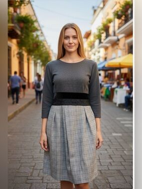 Etro Milano Wool Dress from Italy vintage